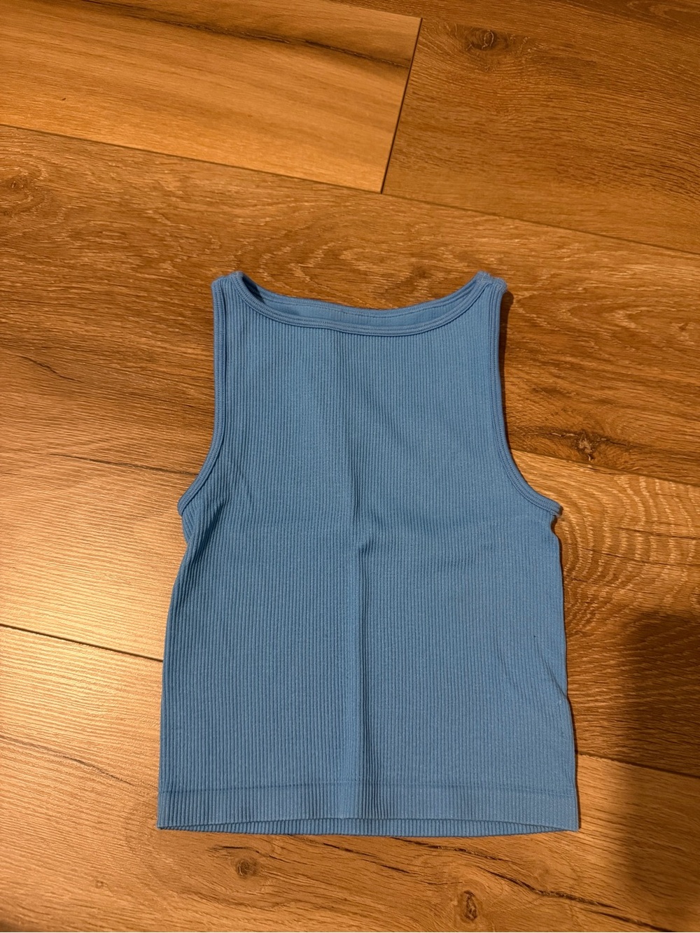 Aeropostale Blue Ribbed Tank Top